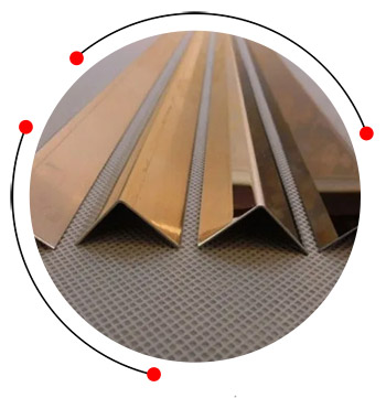 316 SS grooved inlay profile