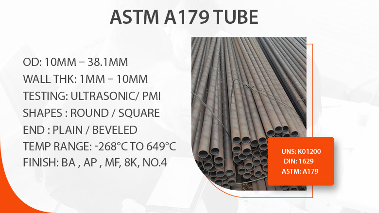 ASTM A179 tube manufacturer in India