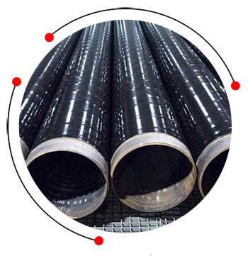 Black coated carbon steel pipe