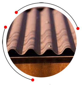 Corten corrugated sheet
