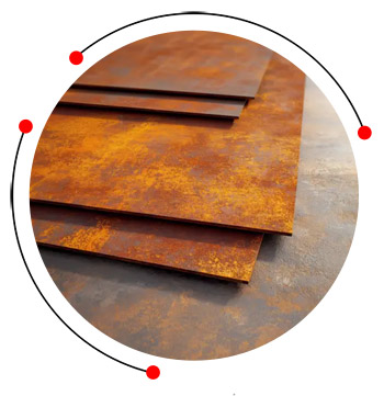 Corten sheet metal
