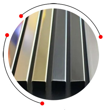 Decorative SS profile sections