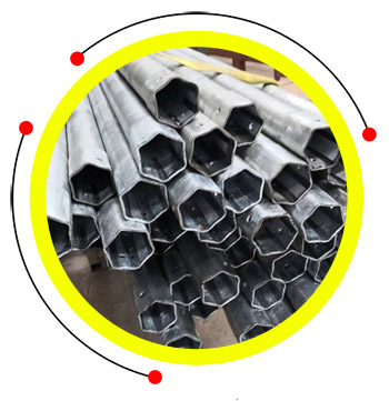 DIN 1.4306 hexagonal pipes