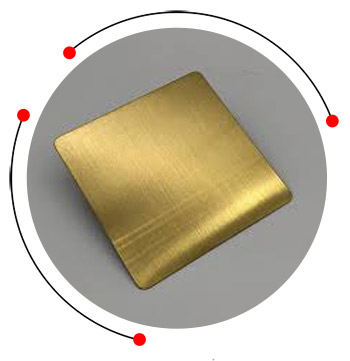 Golden colour SS sheet