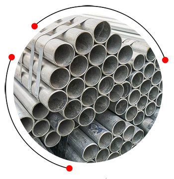 Hot dip galvanized seamless steel pipe