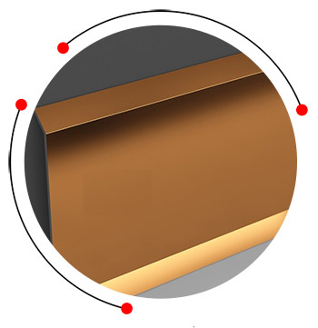 Metal skirting profile