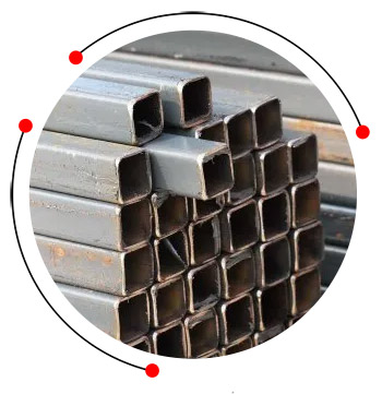 Mild steel seamless square pipe