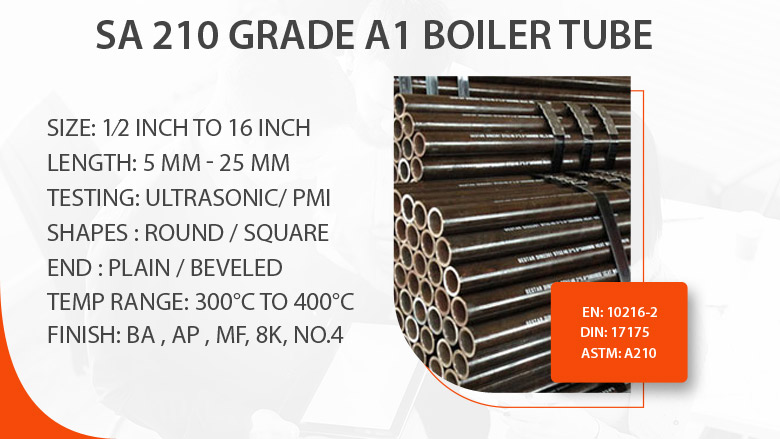 SA 210 Grade A1 boiler tube manufacturer in India