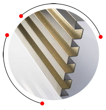 SS 316 fluted panel
