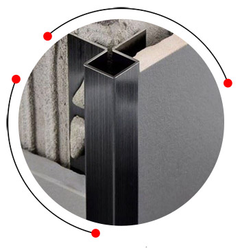 SS corner trim
