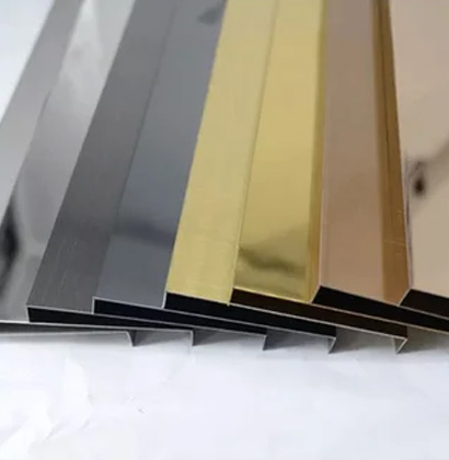 Stainless steel decorative C profile