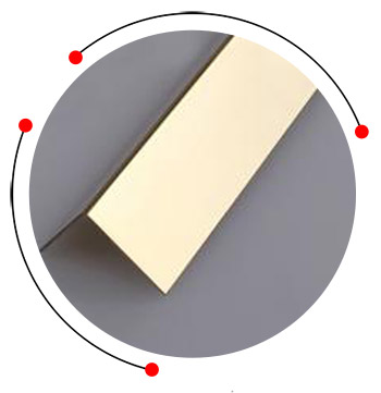 SS decorative L profile