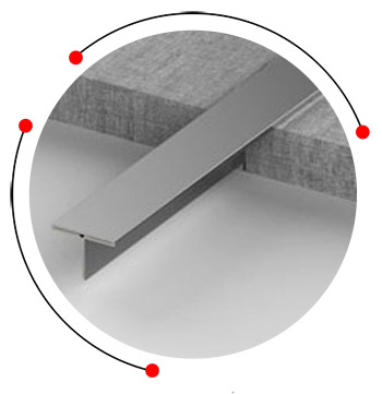 SS decorative T profile