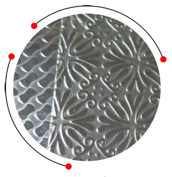 SS embossing decorative sheet