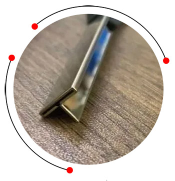 SS grooved inlay profile