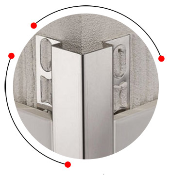 SS tile corner trim