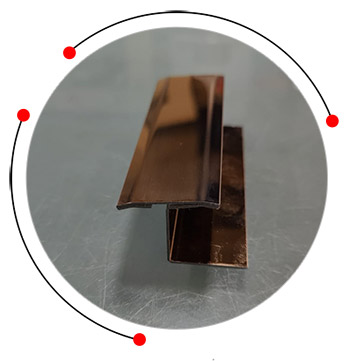 SS tile transition profile