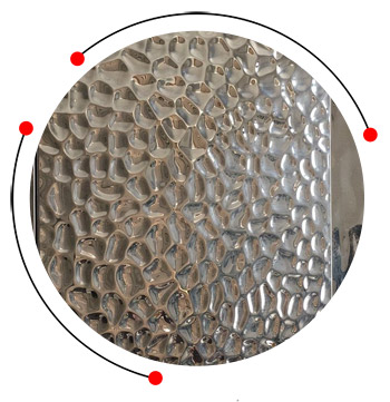 SS water ripple metal sheet