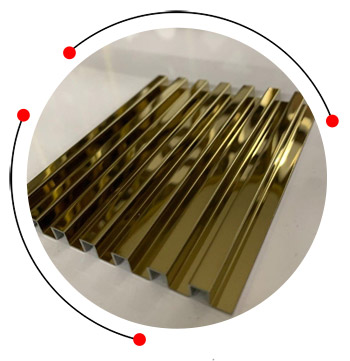 Stainless steel decorative louvers
