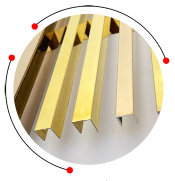 Stainless steel decorative U profile