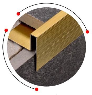 Stainless steel J profile