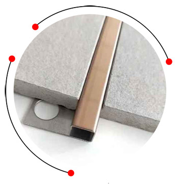 stainless steel tile edging strip
