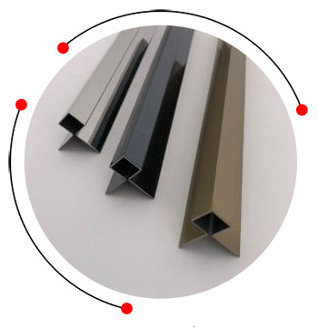 Titanium coated ss profiles